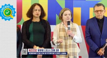 Gleisi: ‘Tudo o que vem de Bolsonaro é mentira’. Saiba como denunciar e vamos junt❤️s pela Verdade!