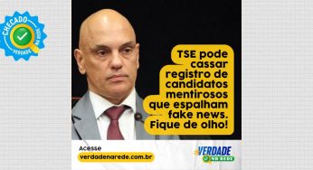 TSE pode cassar registro de candidatos que espalham fake news. Fique de olho!