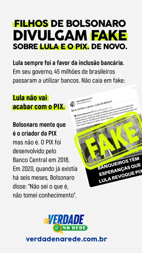 lula sobre pix
