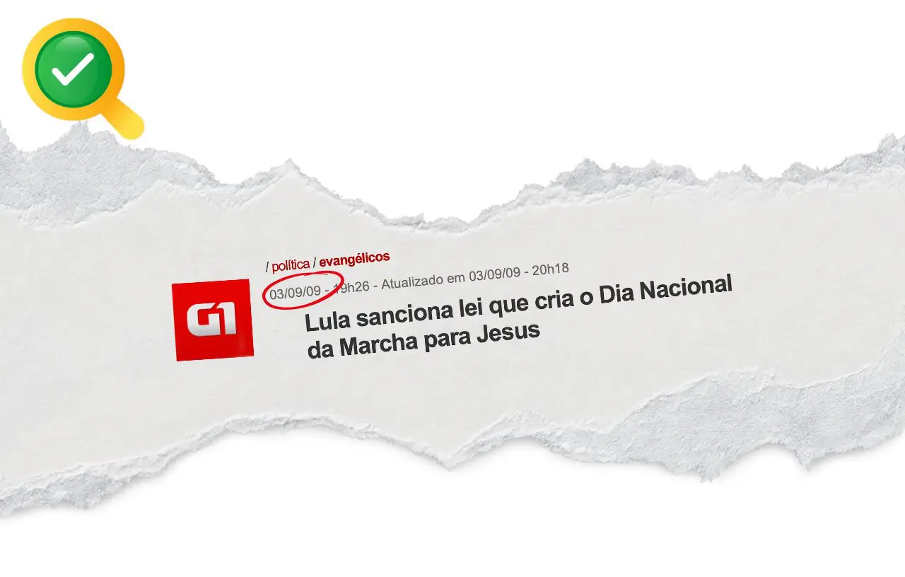 Divulgue a verdade: Lula criou o Dia Nacional da Marcha para Jesus