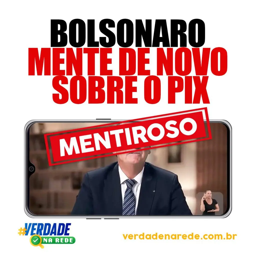 Bolsonaro mente mais uma vez sobre o PIX. Ele não criou o PIX!