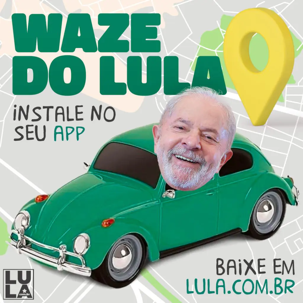 Clique e baixe aqui o Waze do Lula