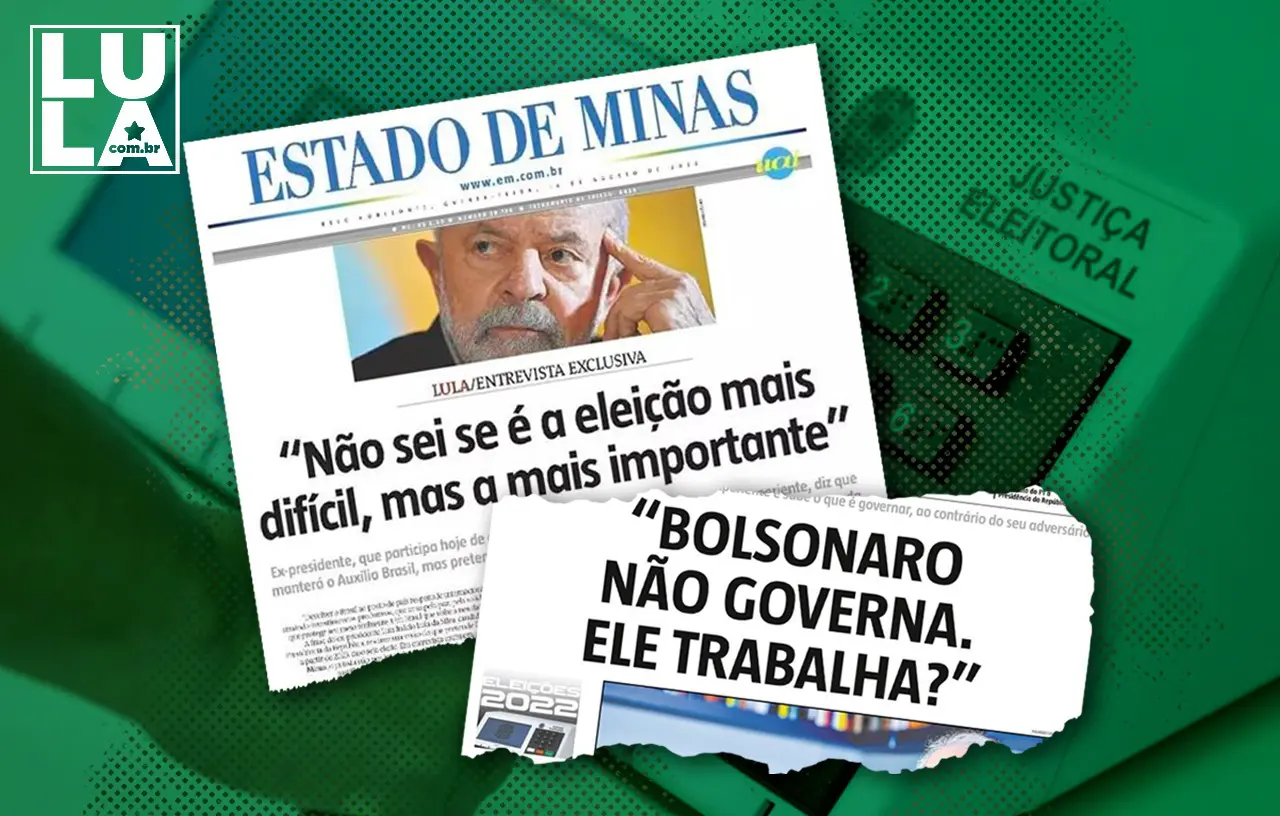 “Devolver a cada homem e a cada mulher as três refeições que o Bolsonaro tirou da mesa dos brasileiros”, diz Lula em entrevista