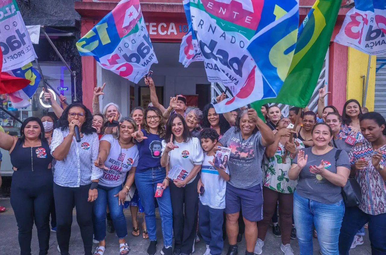 Jana e Lu Alckmin visitam Heliópolis
