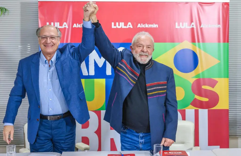 O ex-presidente Lula e o ex-governador Geraldo Alckmin
