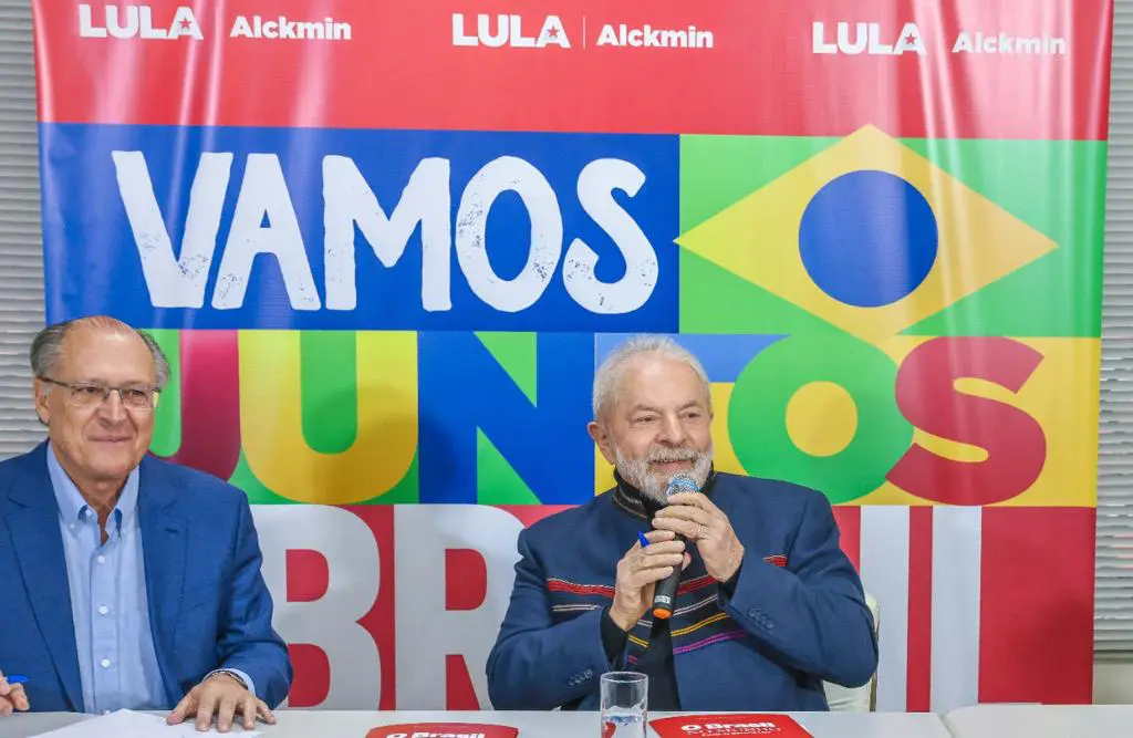 O ex-presidente Luiz Inácio Lula da Silva e o ex-governador Geraldo Alckmin