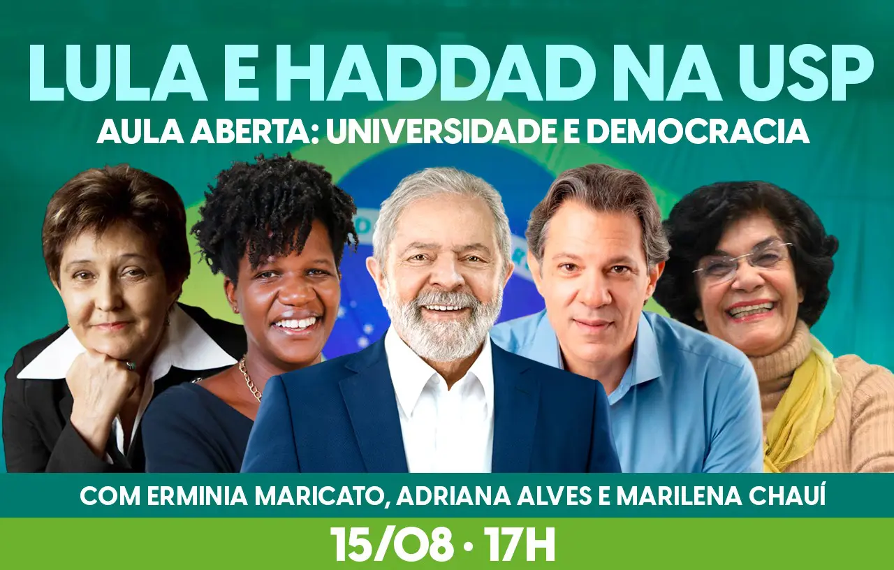 Lula participa de aula aberta na USP