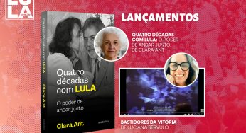 Lula participa de lançamento do livro de Clara Ant, nesta sexta, em São Bernardo