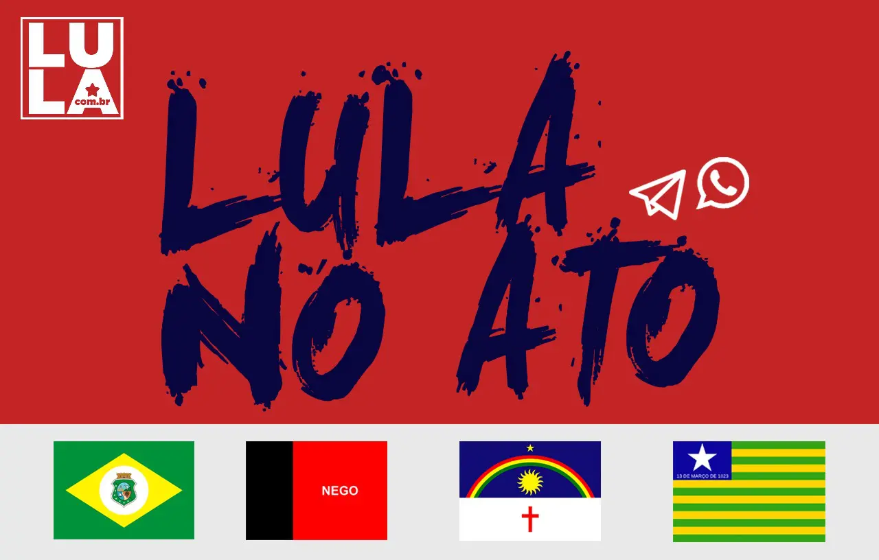 Figurinha Lula no ato: baixe o pack com os melhores momentos dos eventos no Nordeste
