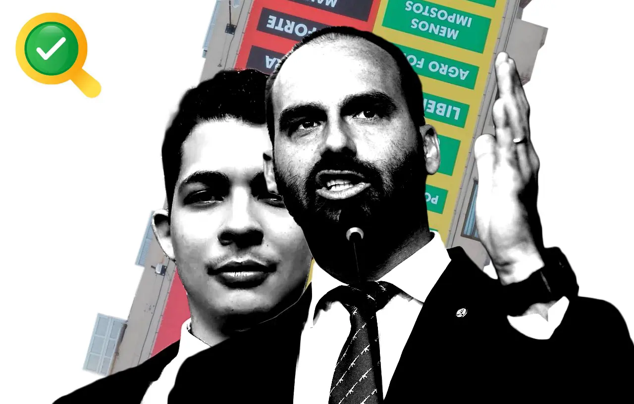 URGENTE: Eduardo Bolsonaro, Kim Paim e mais 66 mentirosos processados por fake news
