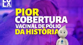Vacinação sofre retrocesso histórico nas mãos de Bolsonaro