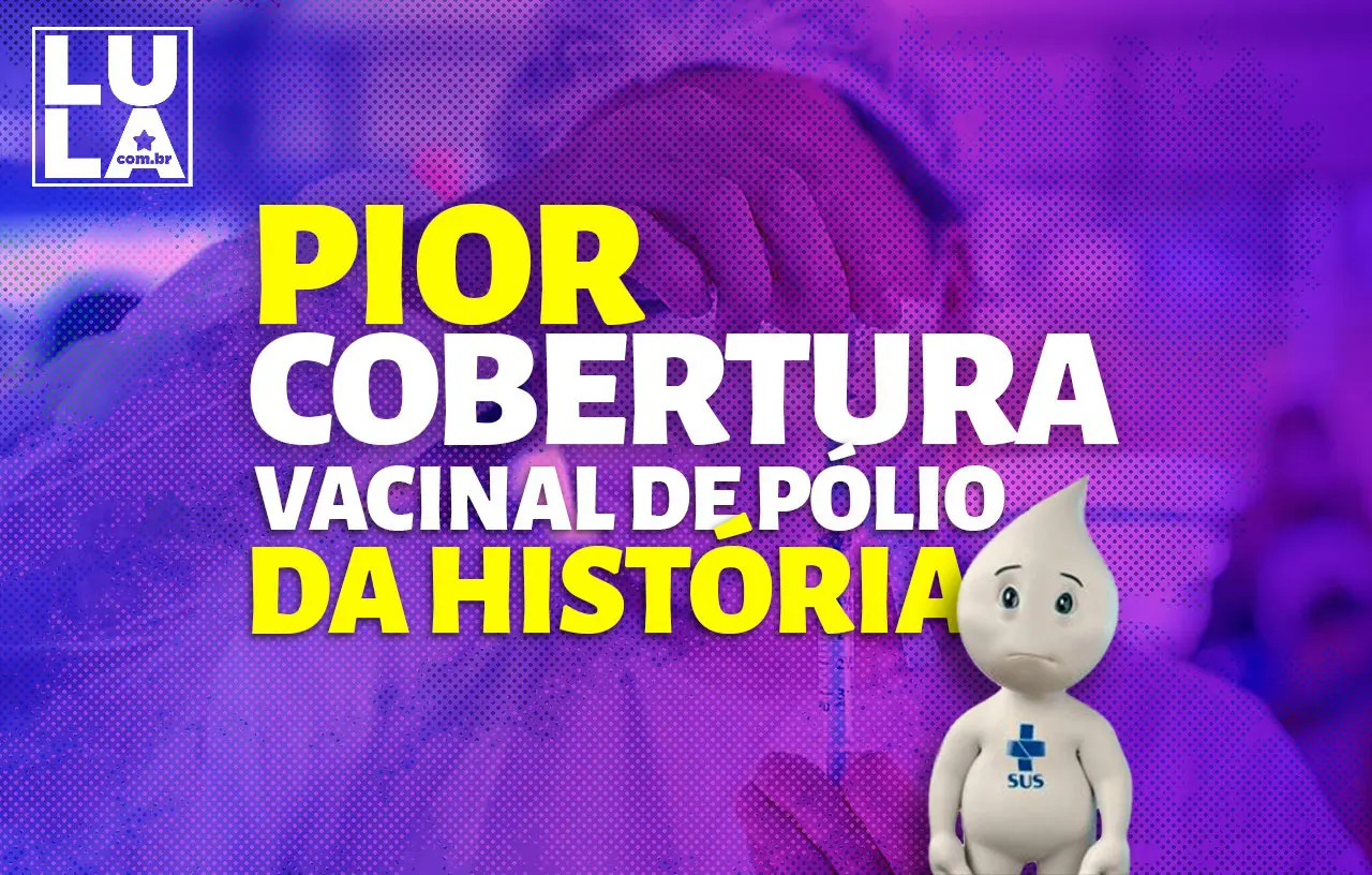 Vacinação sofre retrocesso histórico nas mãos de Bolsonaro