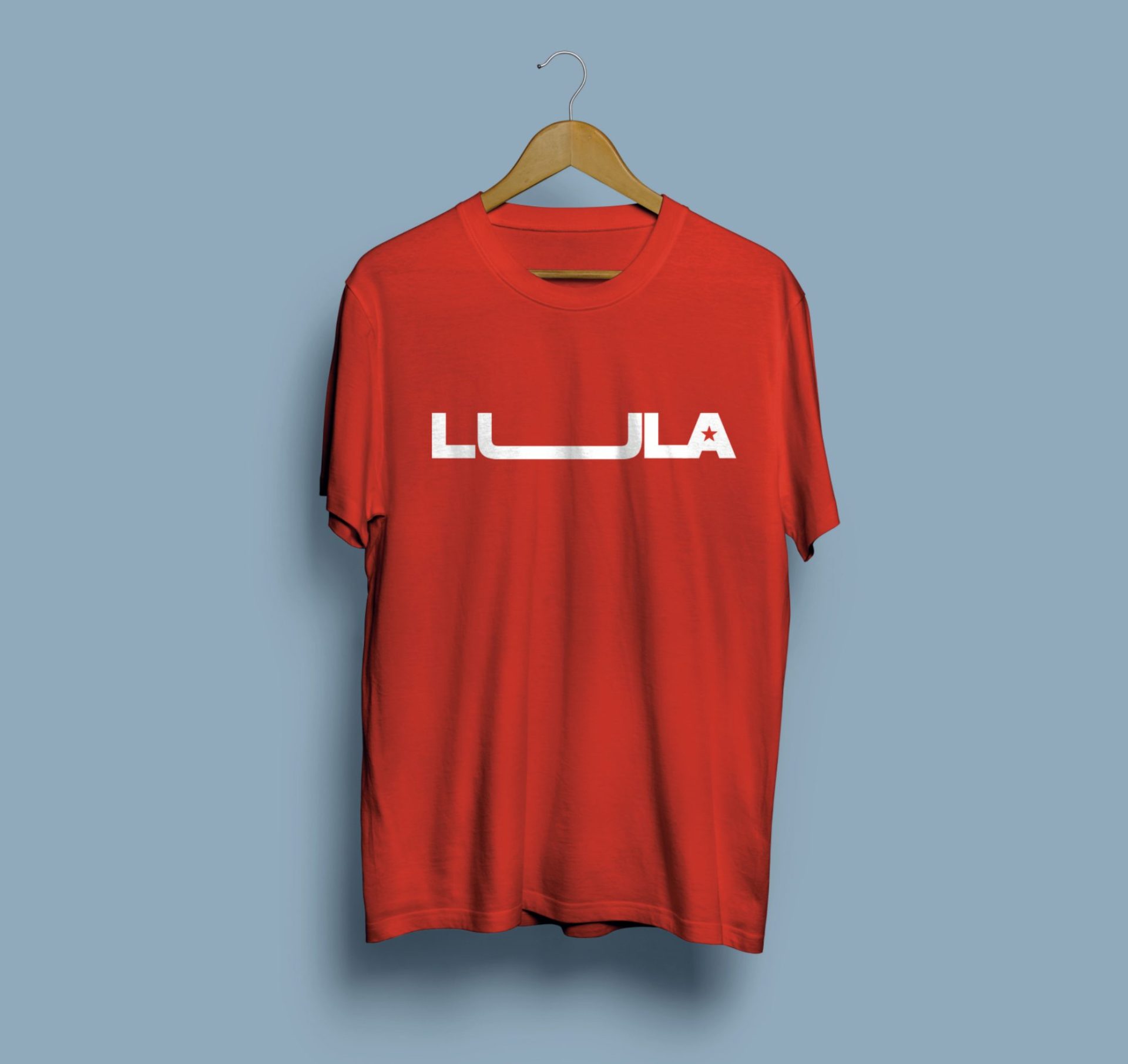 Camisa do Lula vermelha