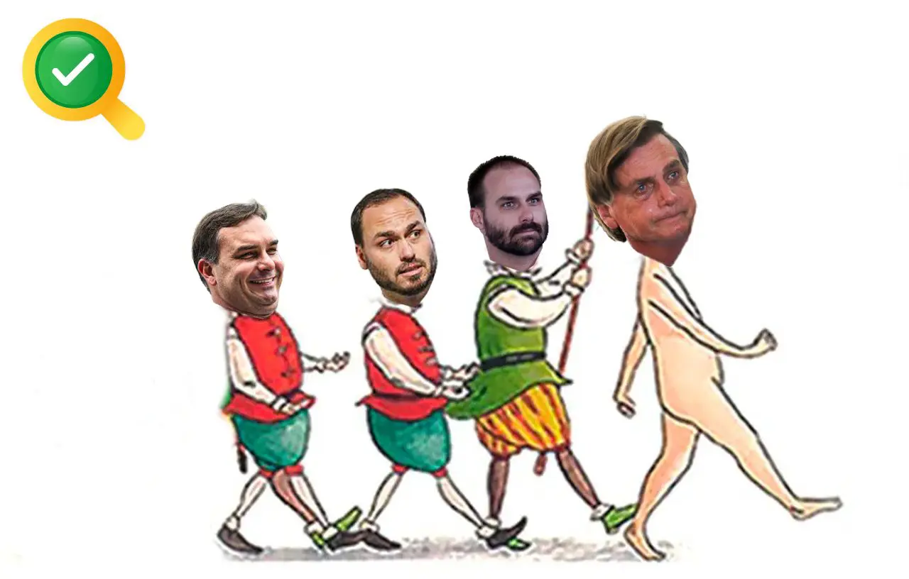 Jair mentiu pra você. O rei da mentira está nu