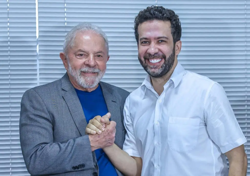 Lula e André Janones em São Paulo