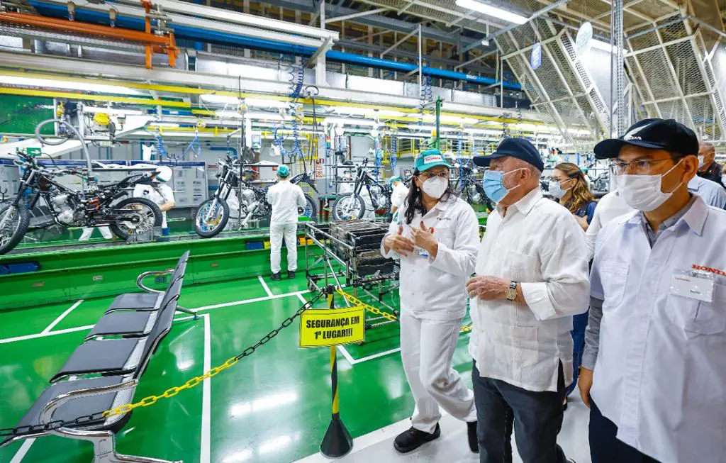 Lula visita a Zona Franca de Manaus 