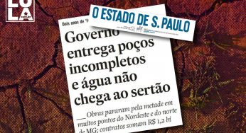 Bolsonaro promete, mas não entrega água no sertão