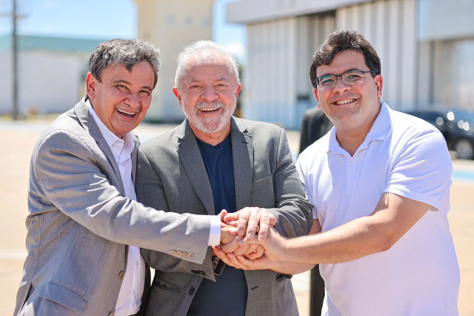 Wellington Dias, Lula e Rafael Fonteles se encontram em Teresina