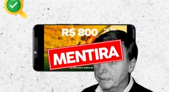 Bolsonaro aumenta sua mentira sobre auxílio
