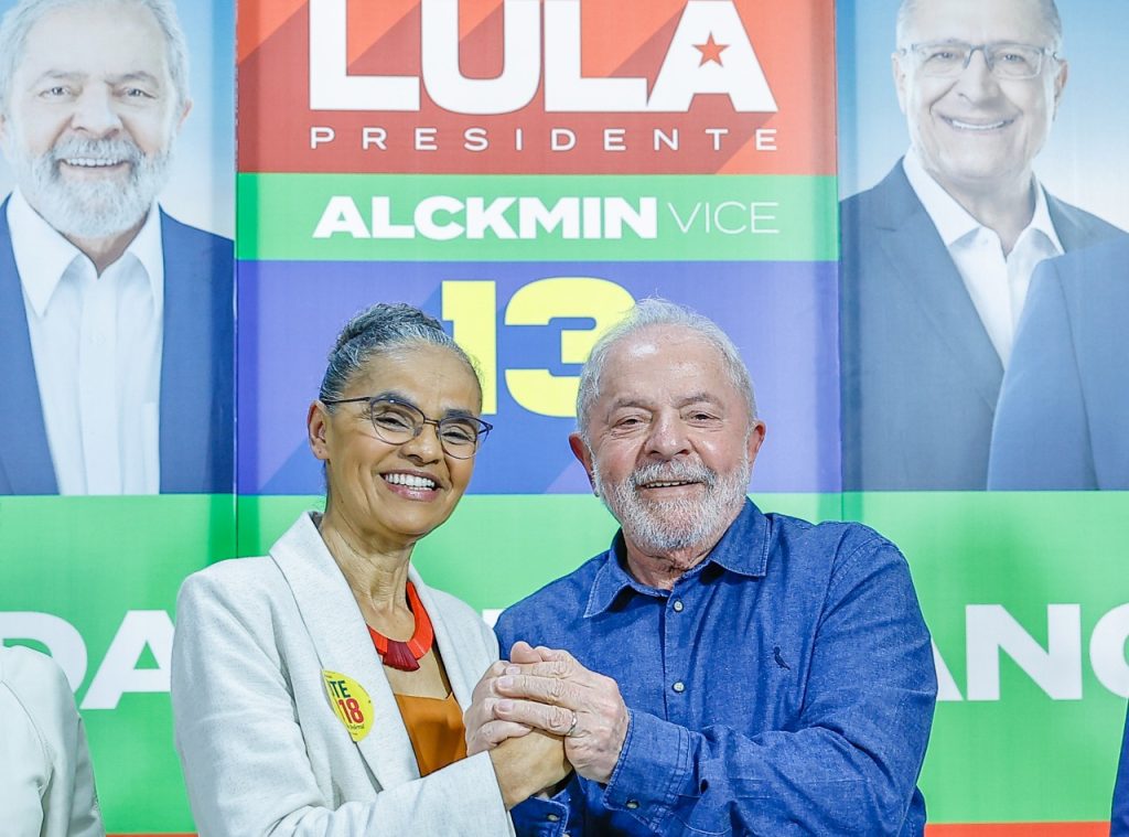 Lula diz que aliança com Marina Silva fortalece a democracia