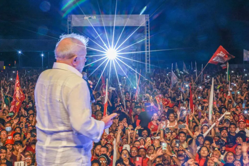 Lula em ato público em Belém