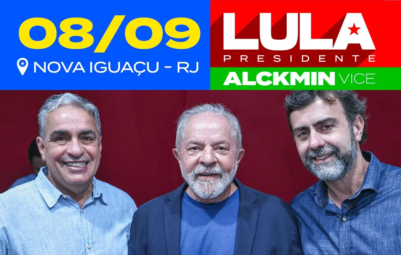 Aviso de pauta: Lula participa do ato Todos Juntos pelo Rio na quinta, 8