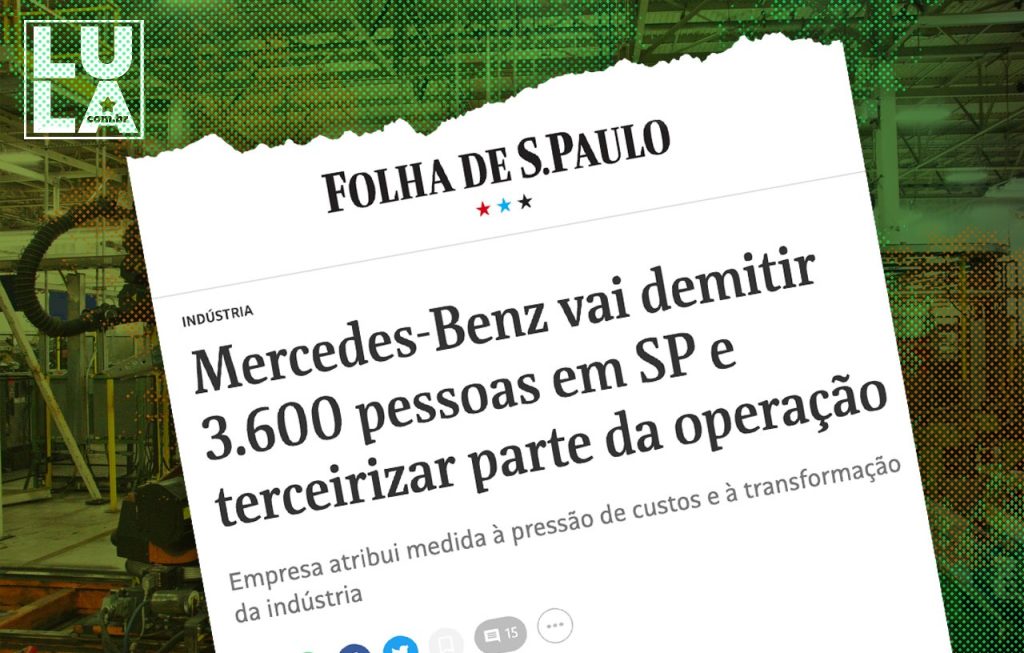 Trabalhadores da Mercedes-Benz perdem emprego