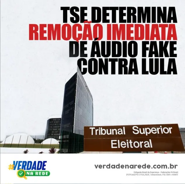 áudio fake contra lula