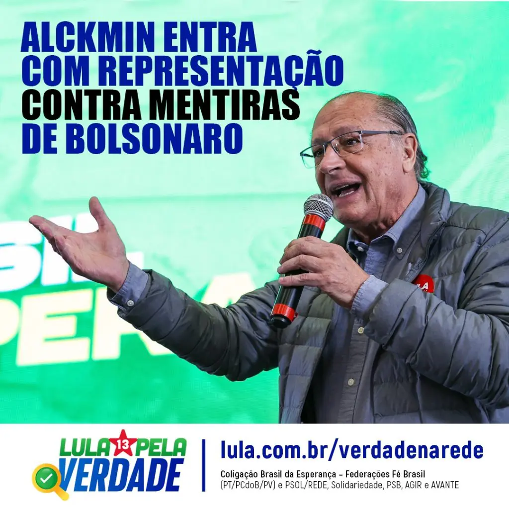 Bolsonaro ataca Alckmin