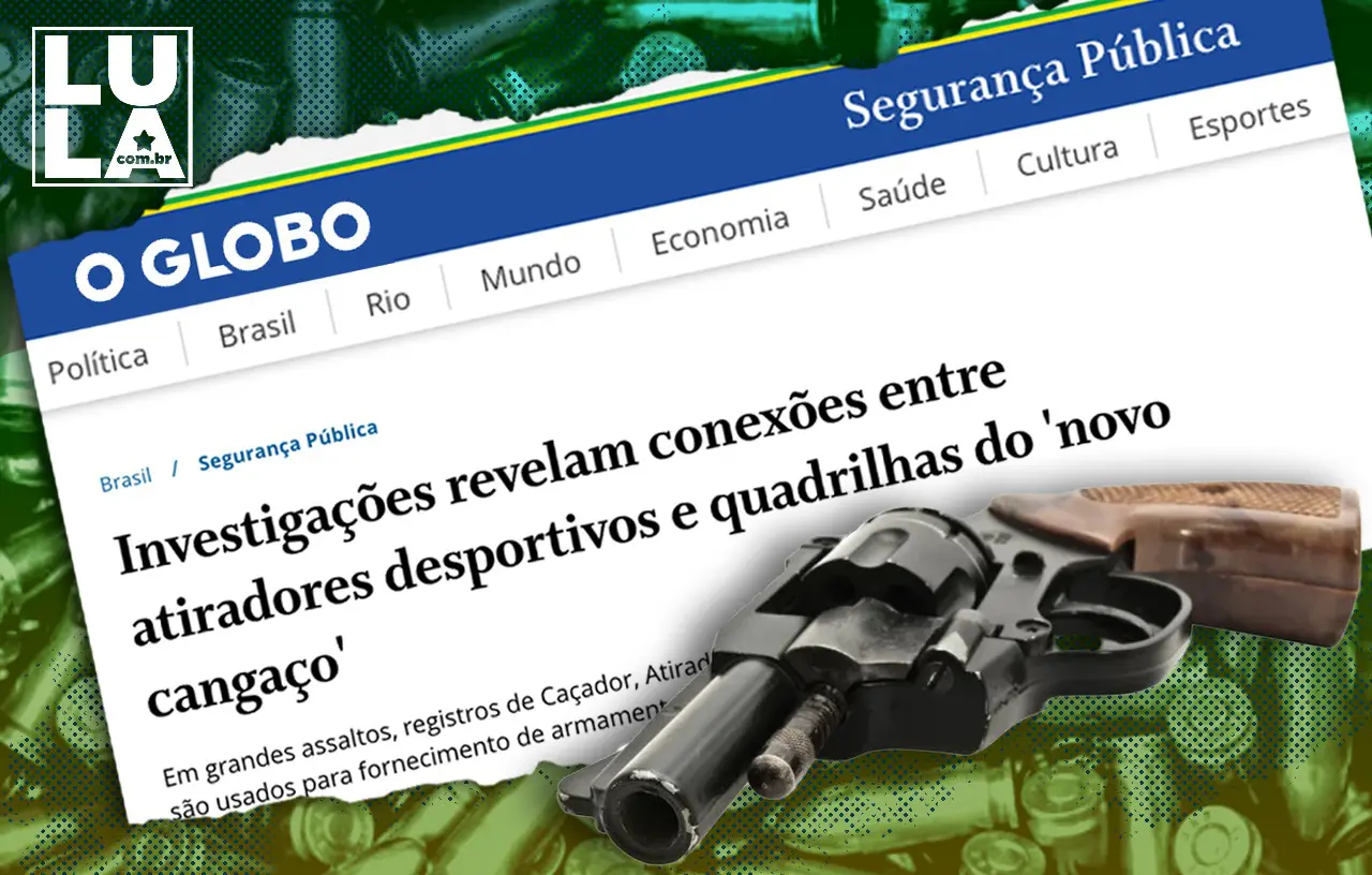 Aumenta número de armas nas mãos do crime organizado