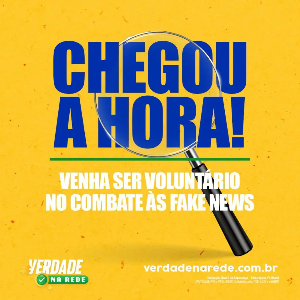 chegou a hora: venha ser voluntário!