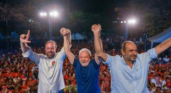 Em Ipatinga, Lula diz que vai cuidar das cidades, dos estados e do povo