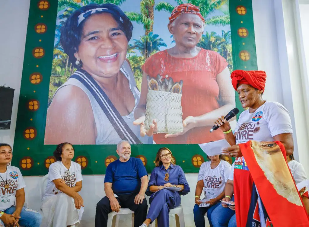quebradeiras de coco com Lula