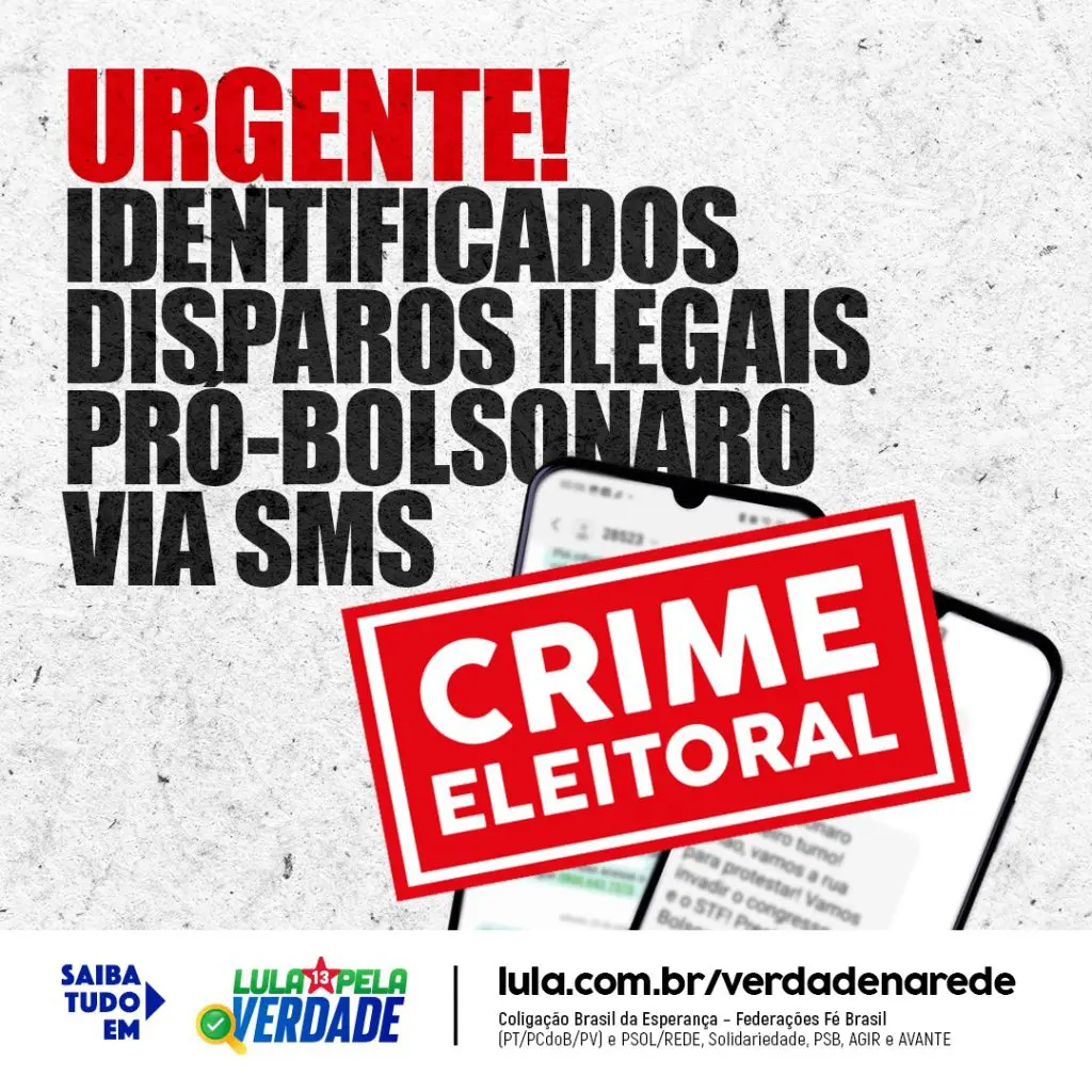 crime eleitoral! disparos em massa