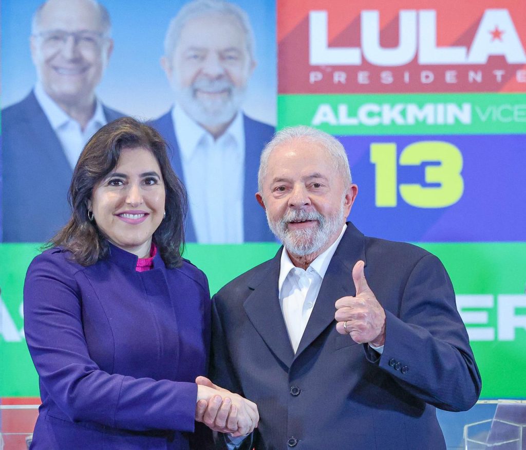 Simone Tebet anuncia participação na campanha de Lula