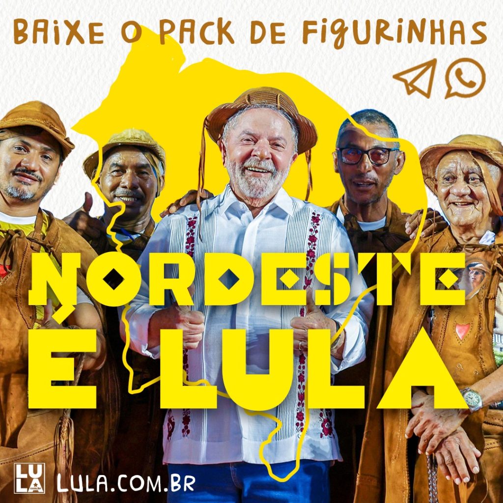 figurinhas Nordeste é Lula