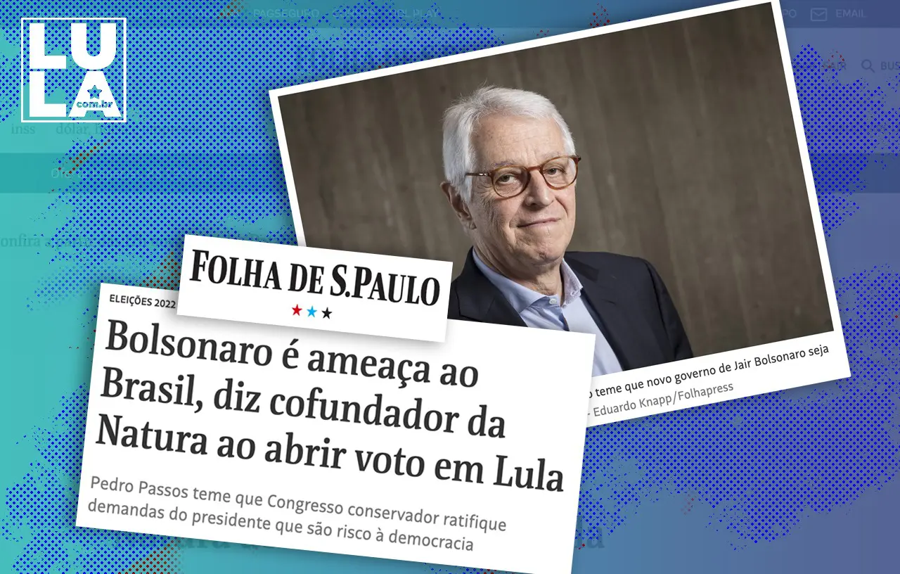 Fundador da Natura, Pedro Passos anuncia voto em Lula