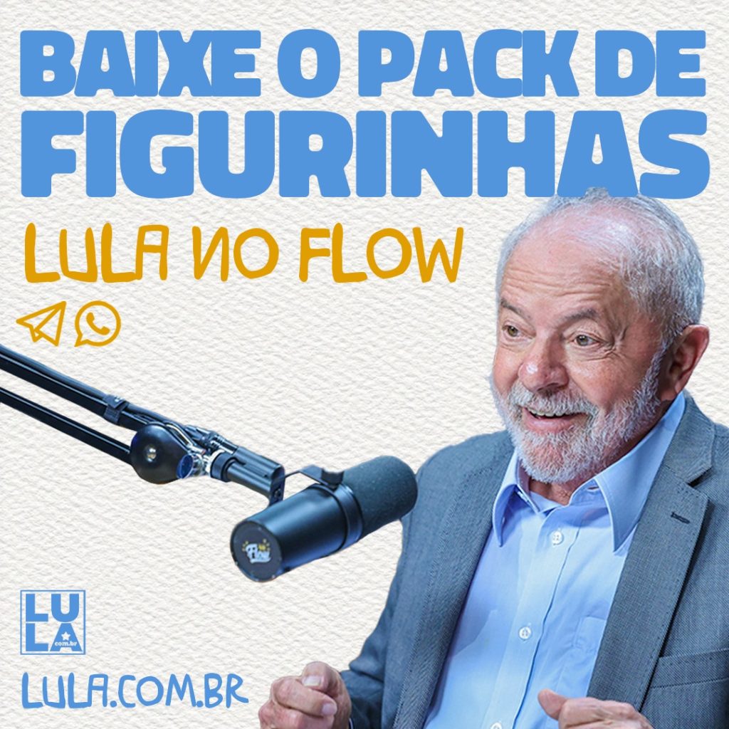 Lula no Flow figurinhas