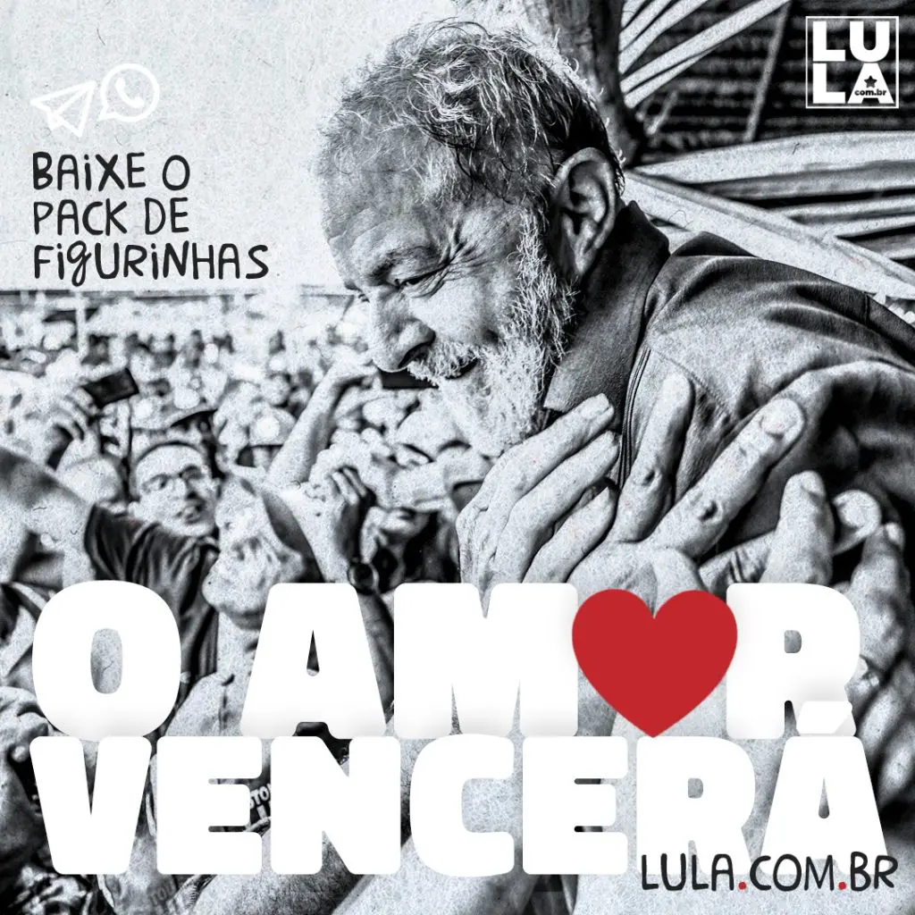 Baixe as figurinhas de Zap para o 2º turno