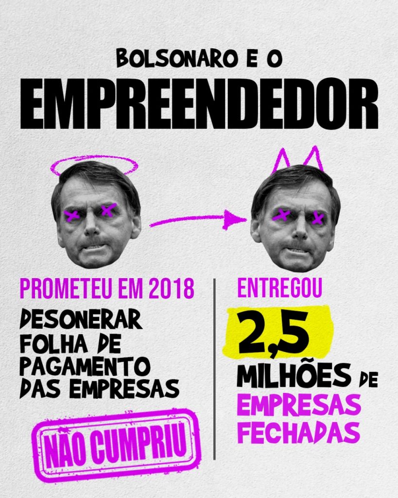Bolsonaro promete e piora