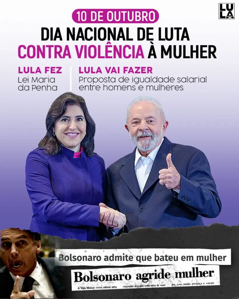 Dia Nacional de Luta Contra a Violência à Mulher