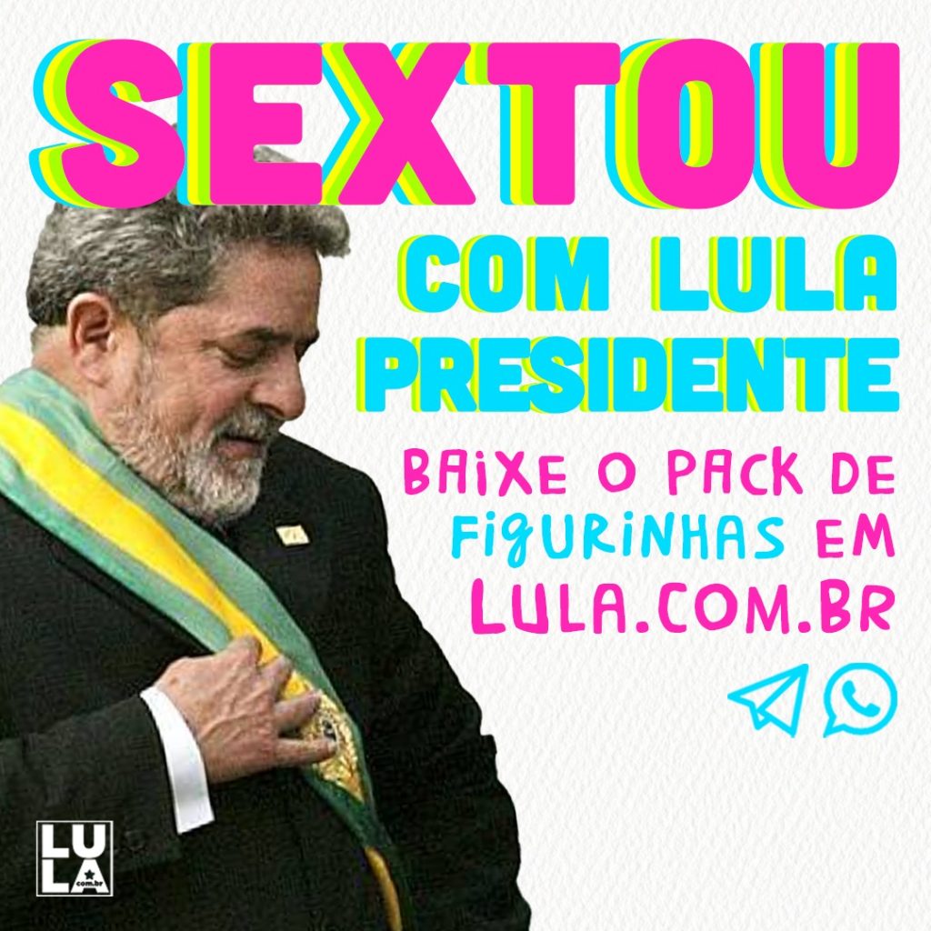 figurinhas Lula presidente