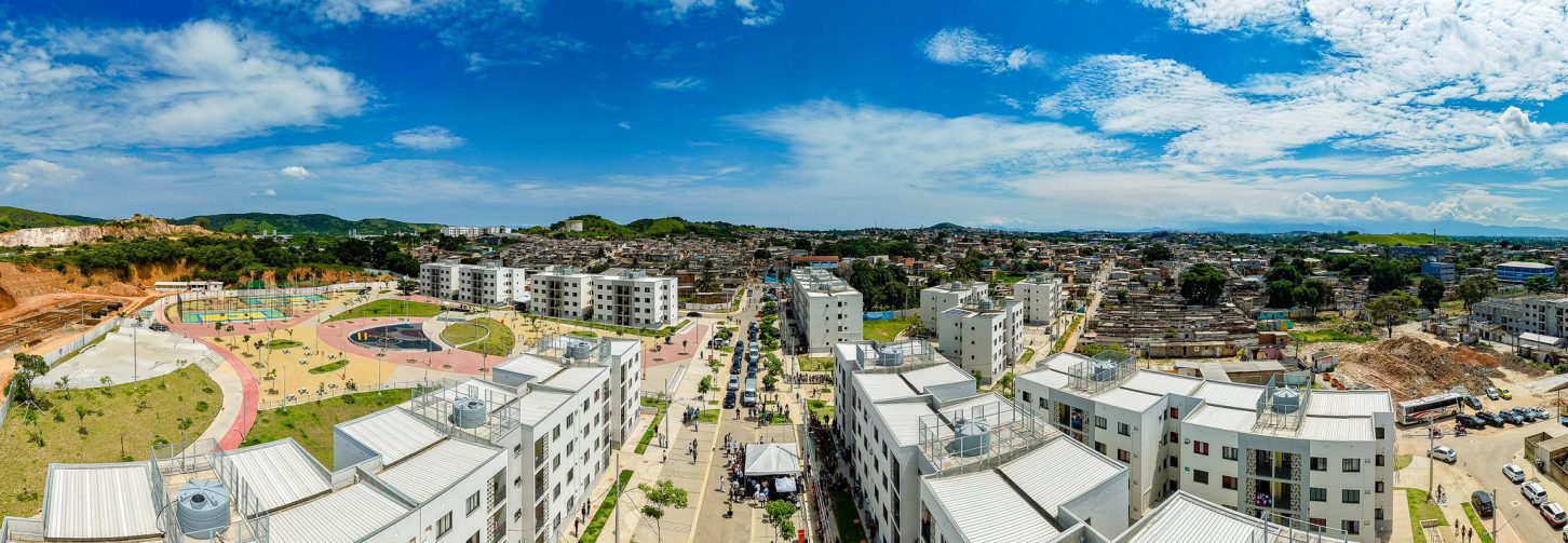 Conjunto habitacional no Rio de Janeiro, construído em parceria com o Minha Casa, Minha Vida
