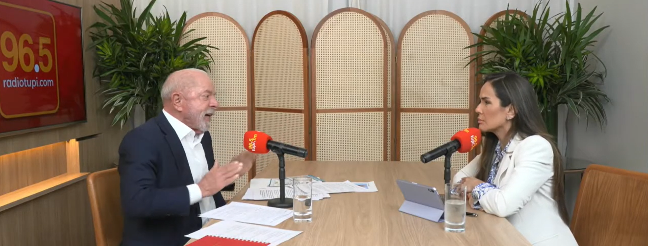 Entrevista à rádio Tupi