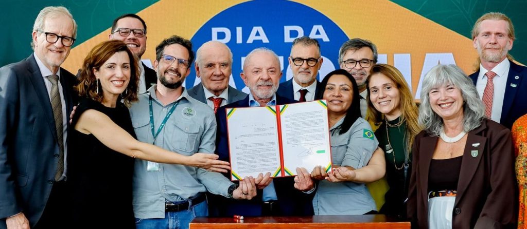 Cerimônia de demarcação de Unidades de Conservação, em alusão ao Dia da Amazônia