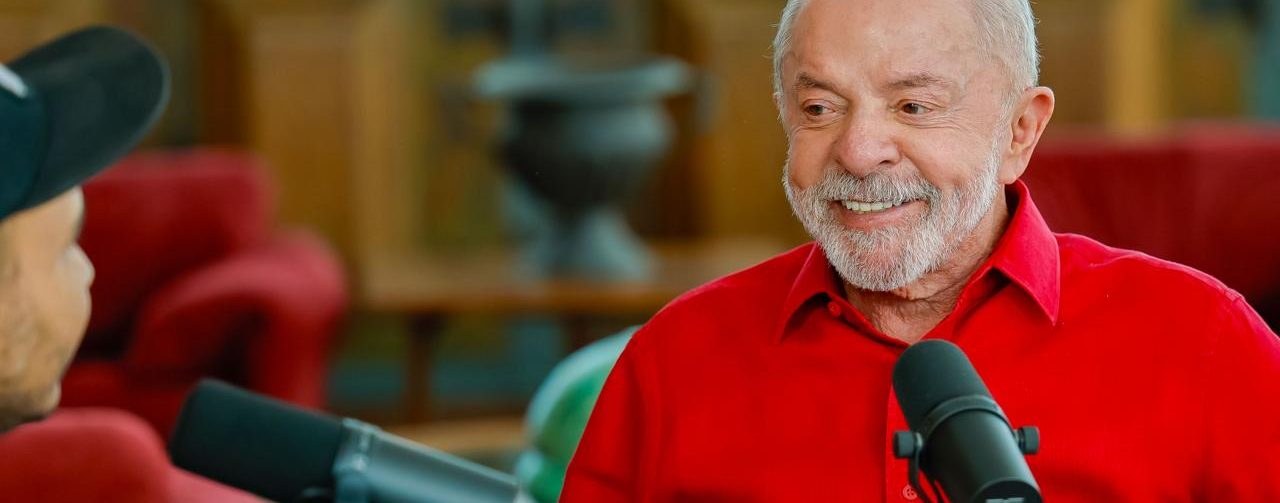 presidente Lula durante entrevista ao podcast Desce a Letra