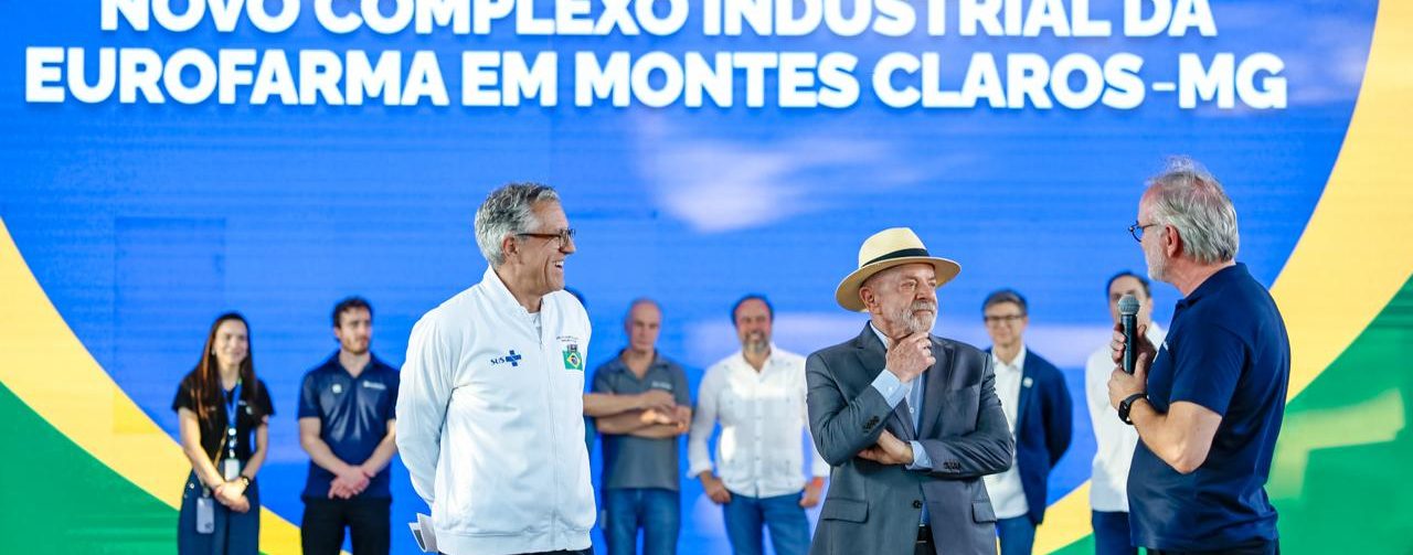 Presidente visita novo complexo industrial da Eurofarma, em Montes Claros (MG)